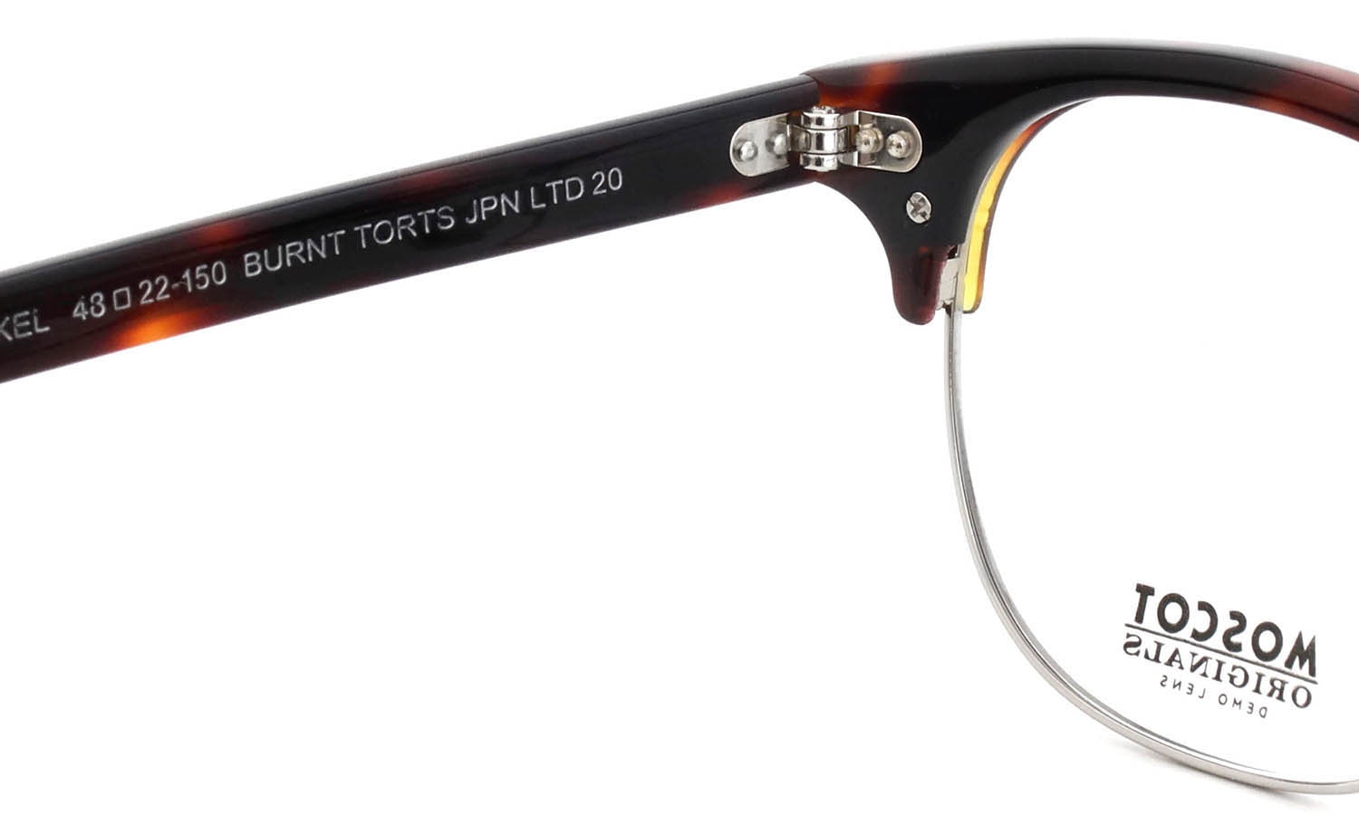 MOSCOT 2026年春発表 限定生産メガネ YUKEL BURNT TORTS 48□22size JPN LTD 20