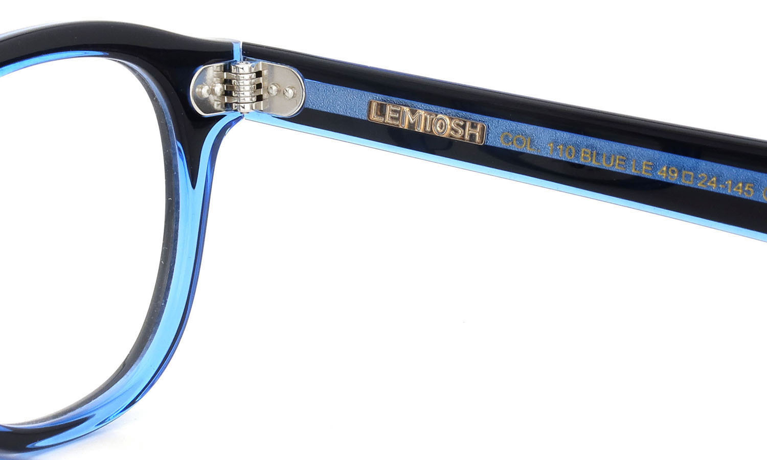 MOSCOT 110周年記念 限定メガネ通販 LEMTOSH レムトッシュ BLUE 110 LE 49□24