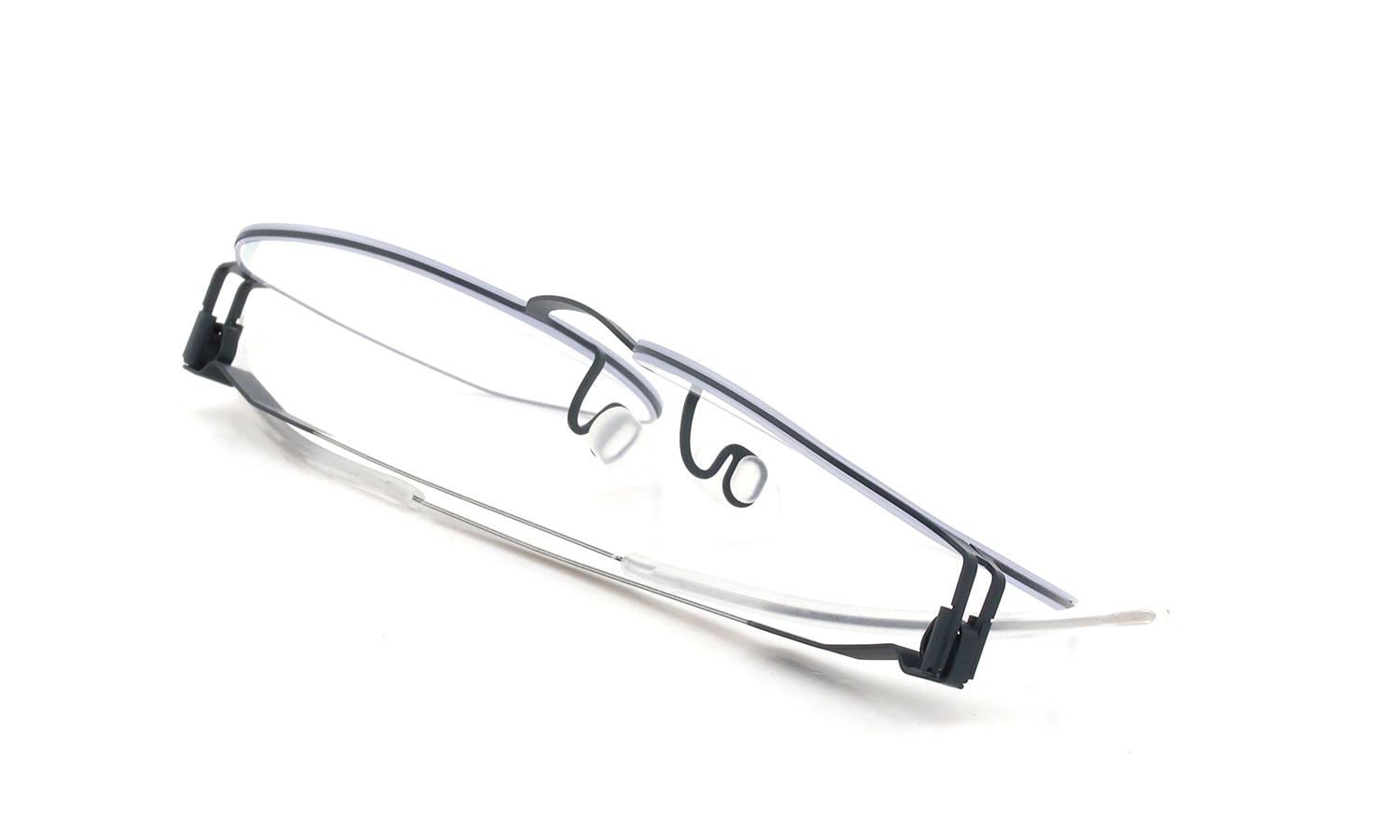 MYKITA メガネ BRISTOL COL.271 Silver/Indigo 折り畳んだ状態2