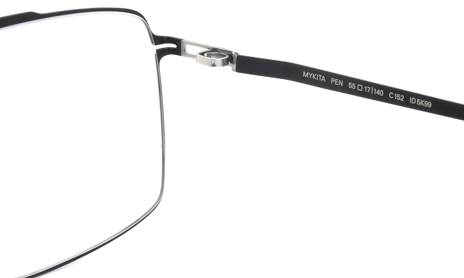 MYKITA メガネ通販 PEN COL.152 Jet Black