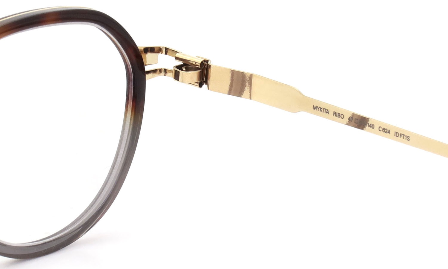 MYKITA メガネ通販 RIBO COL.A109 Champagne Gold/Santiago G