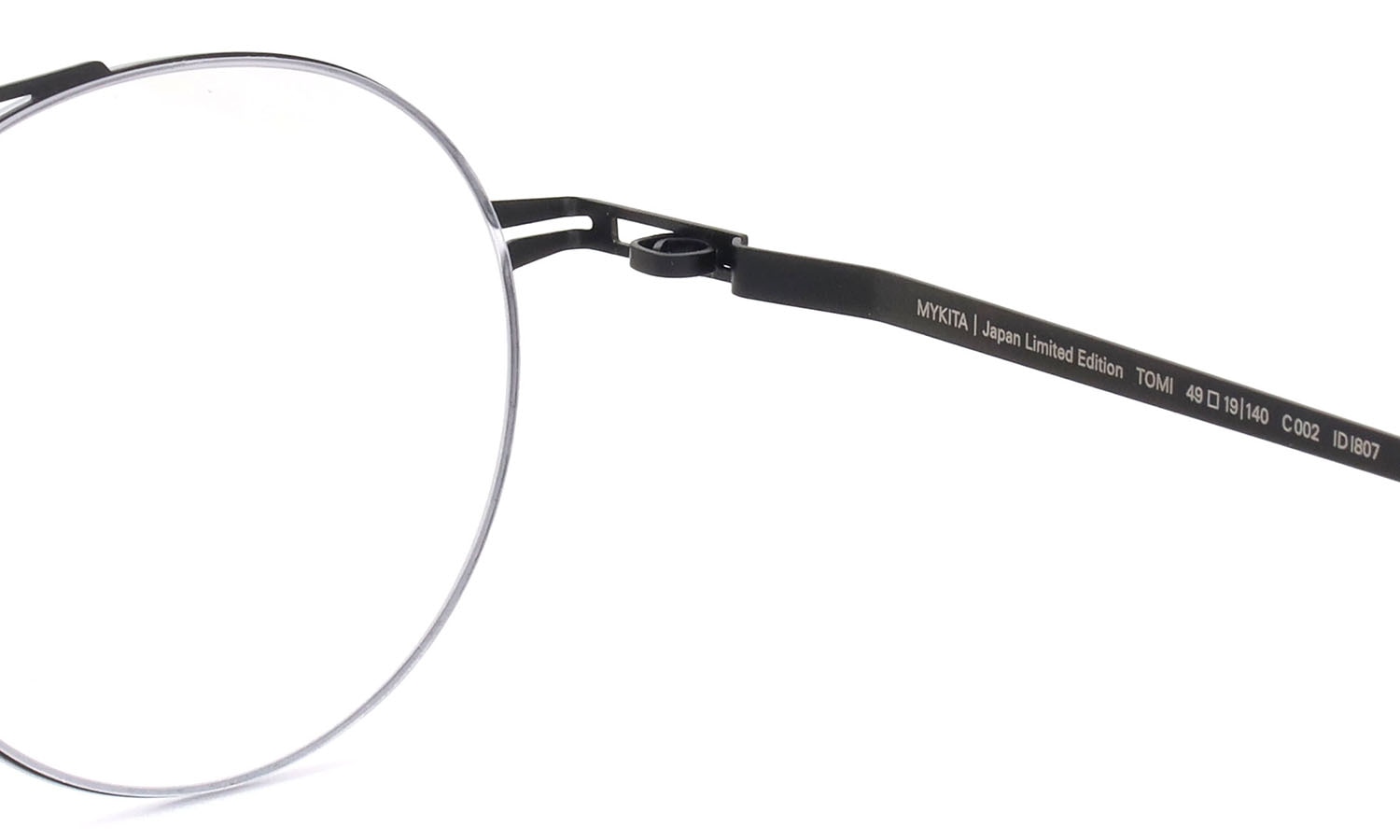 MYKITA メガネ通販 TOMI (Japan Limited Edition) COL.002 Black