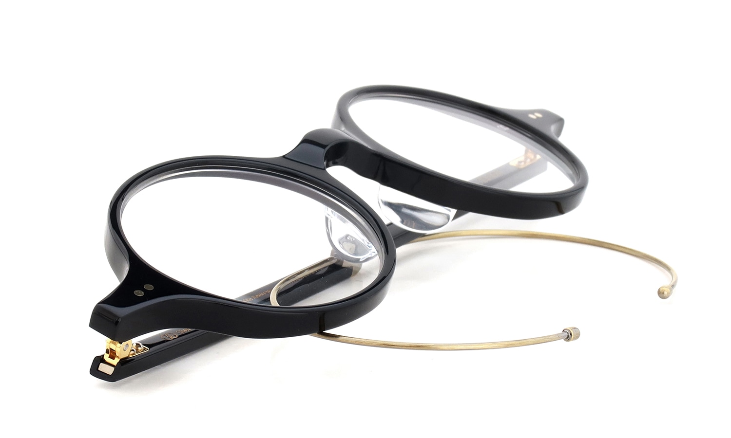 Oliver Goldsmith 100周年記念モデル 限定復刻メガネ通販 BULL DOG col.Nero