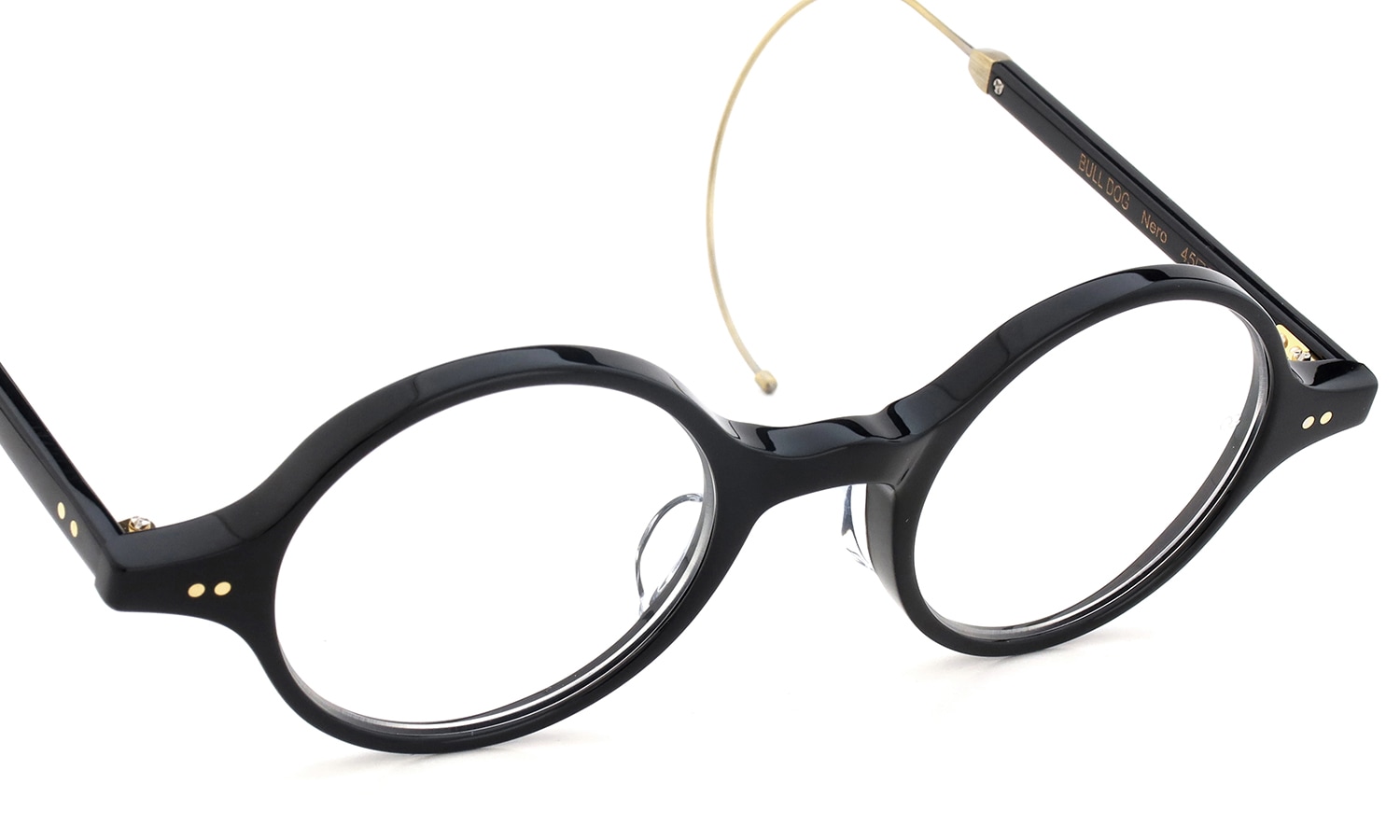 Oliver Goldsmith 100周年記念モデル 限定復刻メガネ通販 BULL DOG col.Nero