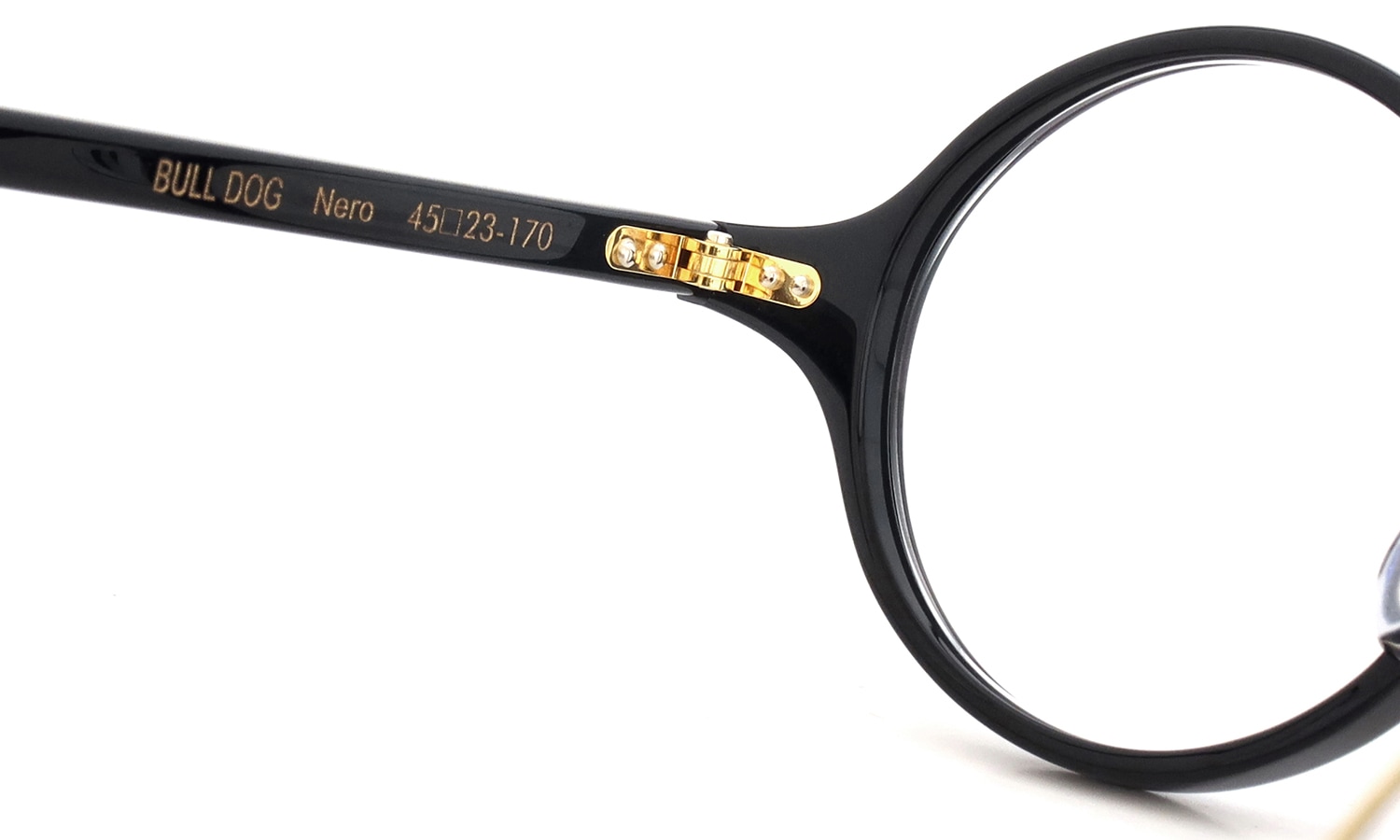 Oliver Goldsmith 100周年記念モデル 限定復刻メガネ通販 BULL DOG col.Nero