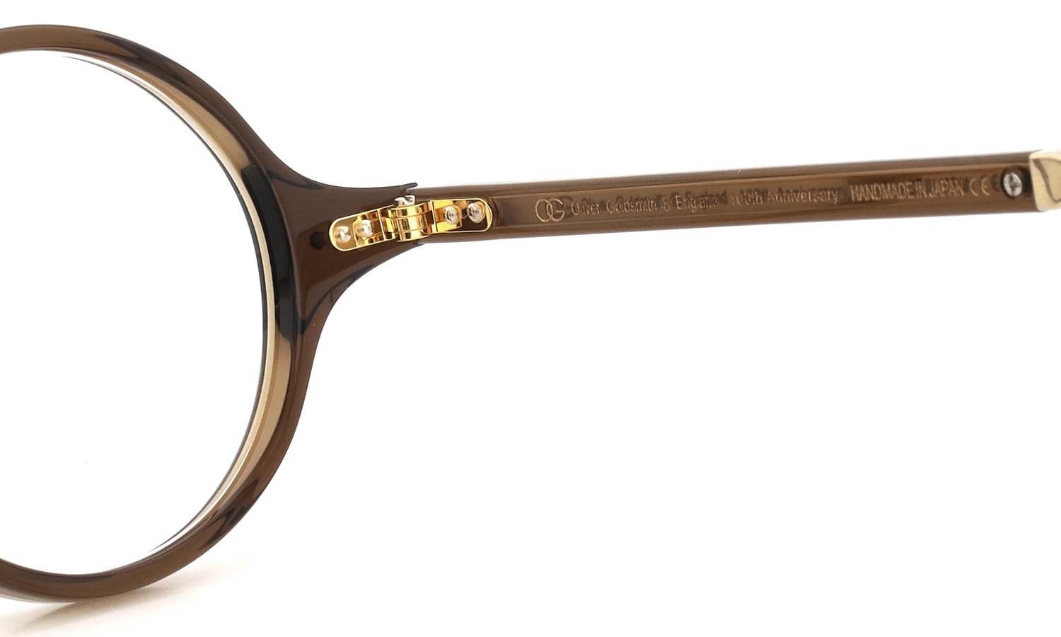 Oliver Goldsmith 100周年記念モデル 限定復刻メガネ通販 BULL DOG col.Whiskey