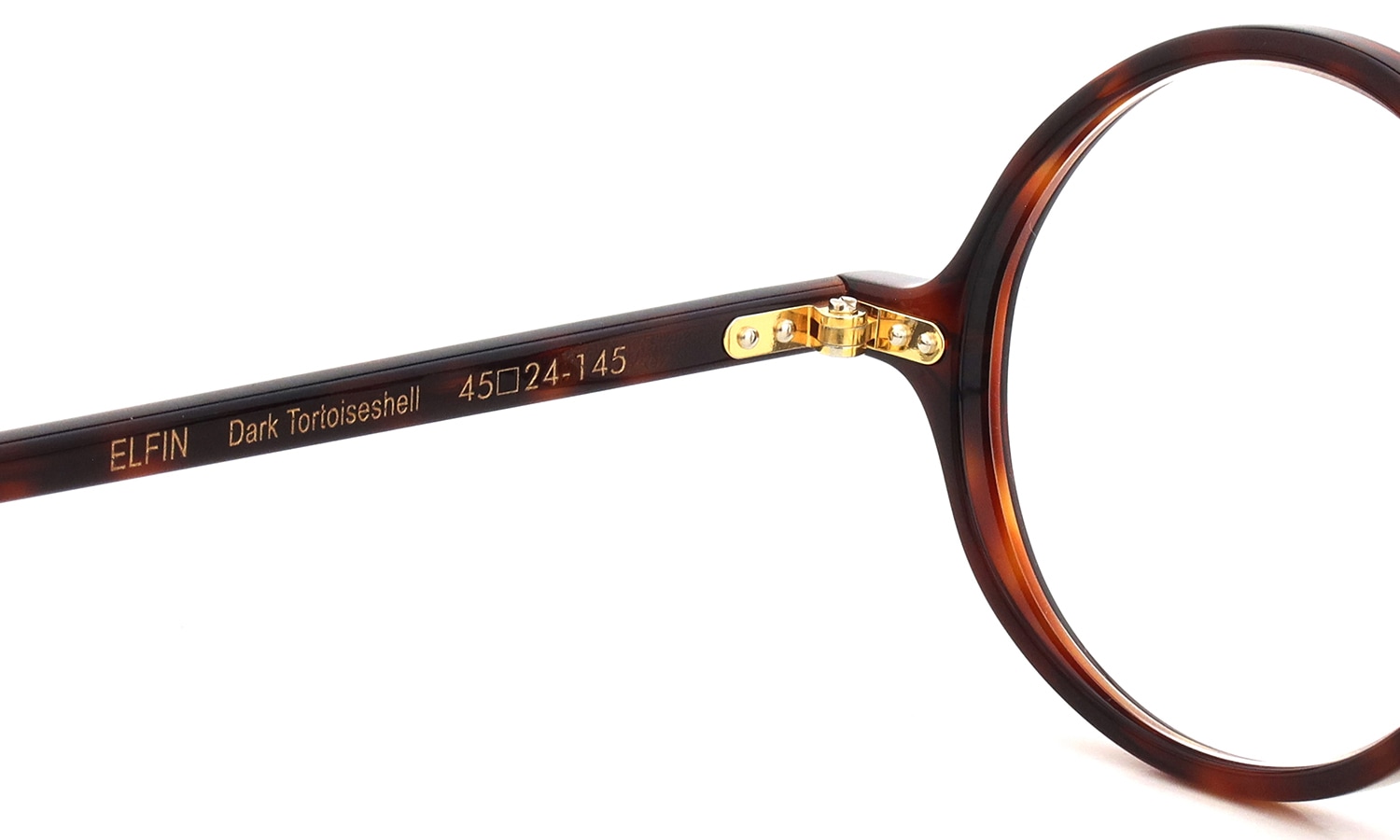 Oliver Goldsmith 100周年記念モデル 限定復刻メガネ通販 ELFIN col.Dark Tortoiseshell