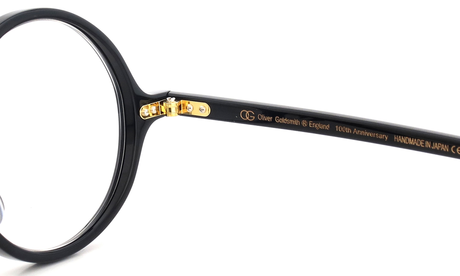 Oliver Goldsmith 100周年記念モデル 限定復刻メガネ通販 ELFIN col.Nero