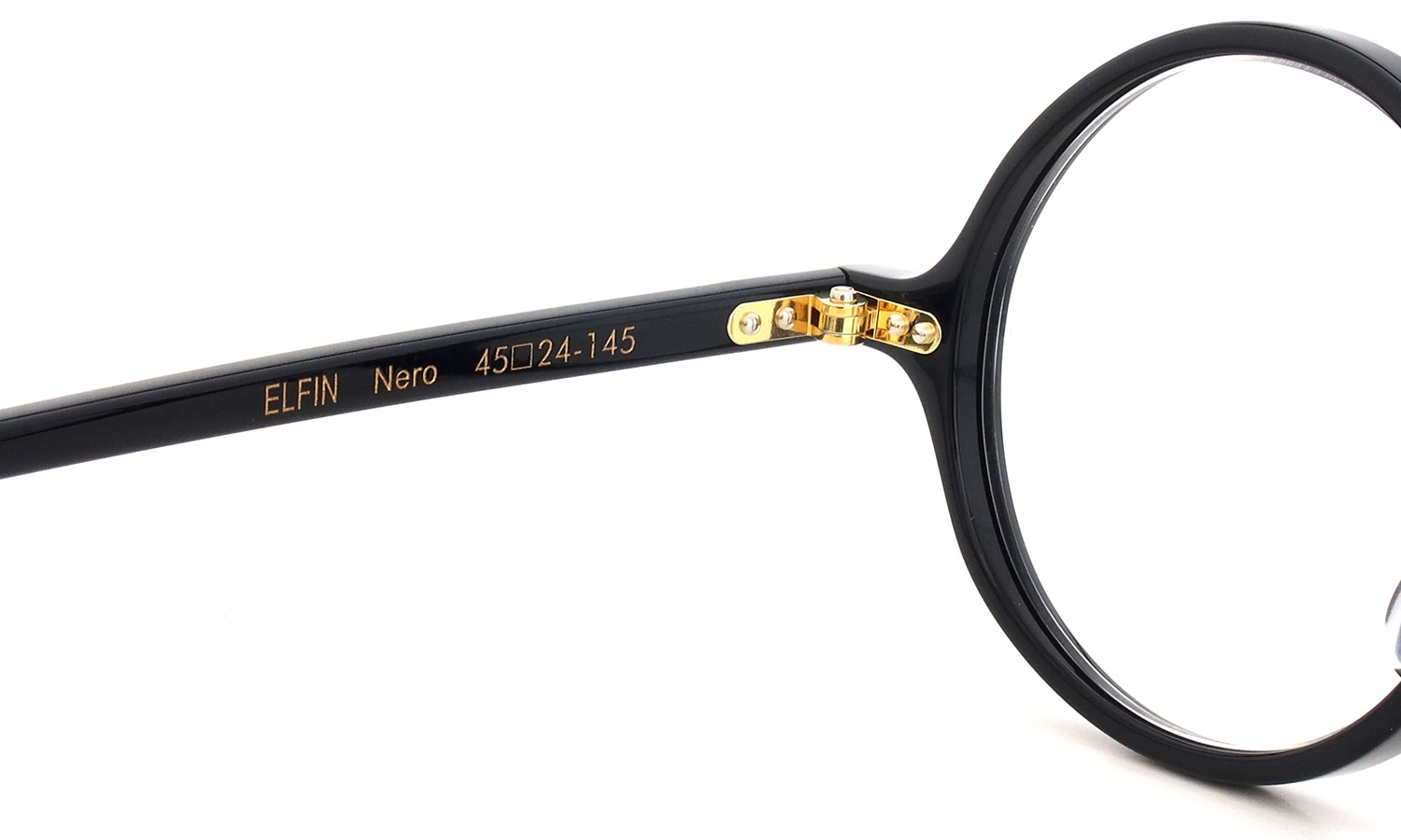 Oliver Goldsmith 100周年記念モデル 限定復刻メガネ通販 ELFIN col.Nero