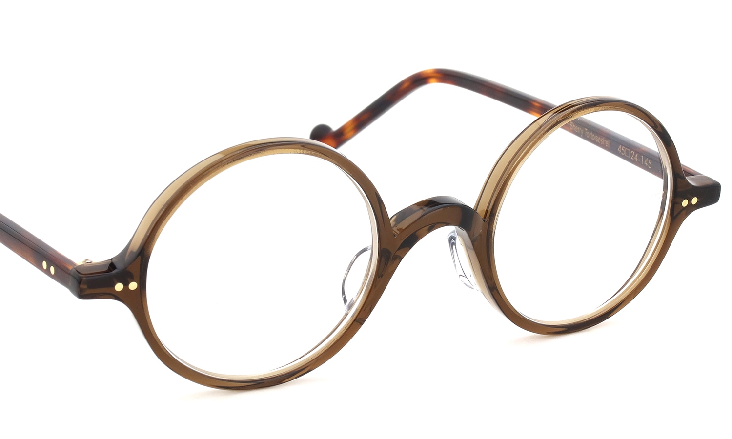 Oliver Goldsmith 100周年記念モデル 限定復刻メガネ通販 ELFIN col.Sherry-Tortoiseshell