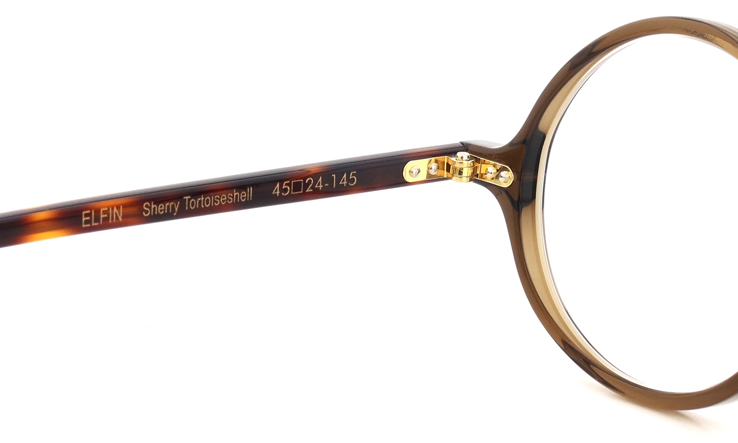Oliver Goldsmith 100周年記念モデル 限定復刻メガネ通販 ELFIN col.Sherry-Tortoiseshell