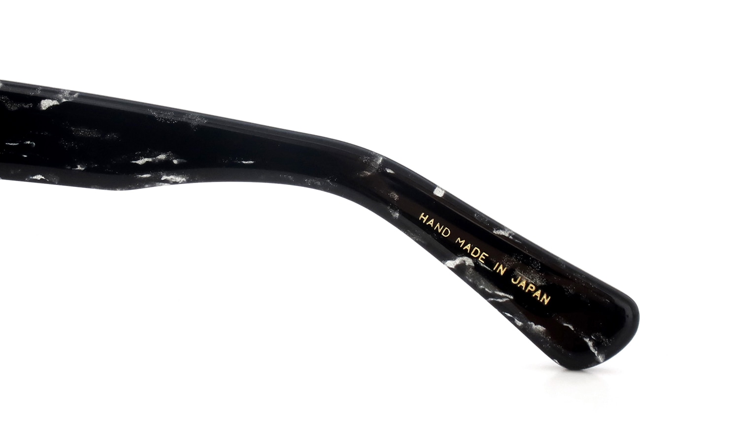Oliver Goldsmith 限定生産セルロイドメガネ CONSUL-50 GS(Black Glitter) 右テンプル先の内側