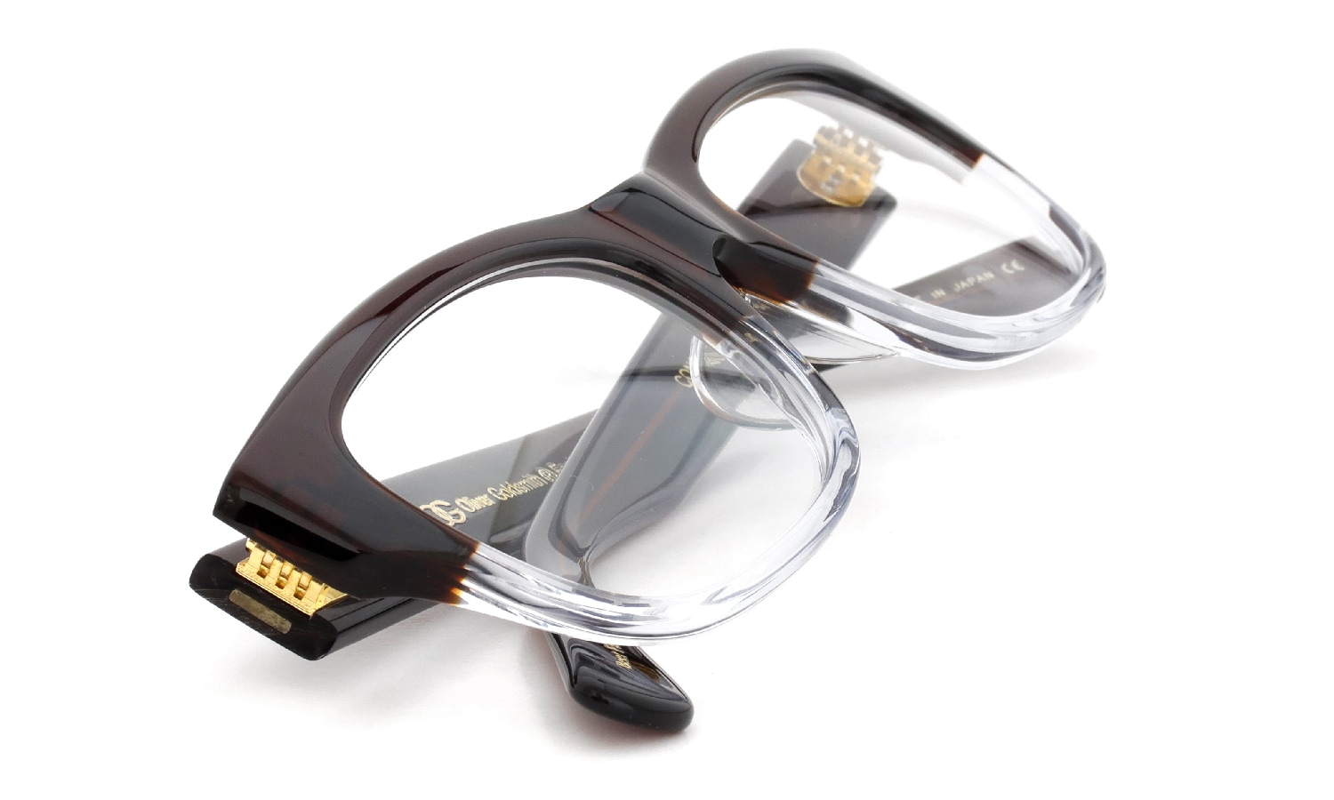 Oliver Goldsmith メガネ CONSUL-g col.Beer Float 折りたたみ1