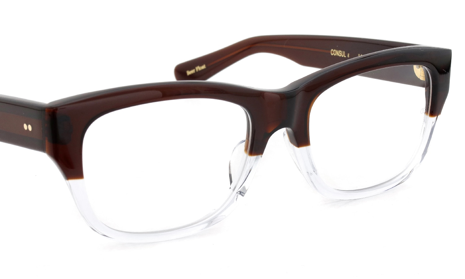 Oliver Goldsmith メガネ CONSUL-g col.Beer Float フロント