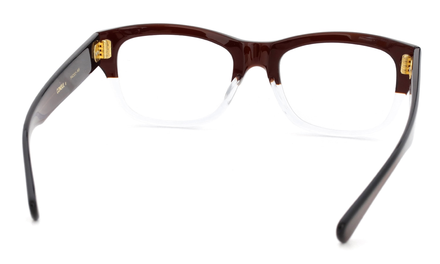 Oliver Goldsmith メガネ CONSUL-g col.Beer Float フレーム裏側