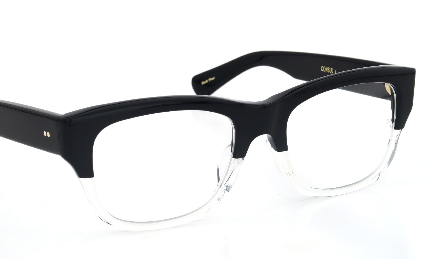 Oliver Goldsmith メガネ CONSUL-g col.Black Float フロント