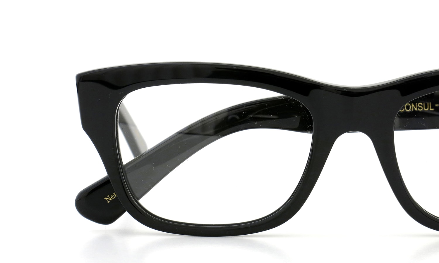 Oliver Goldsmith メガネ CONSUL-s col.Nero 片側正面2