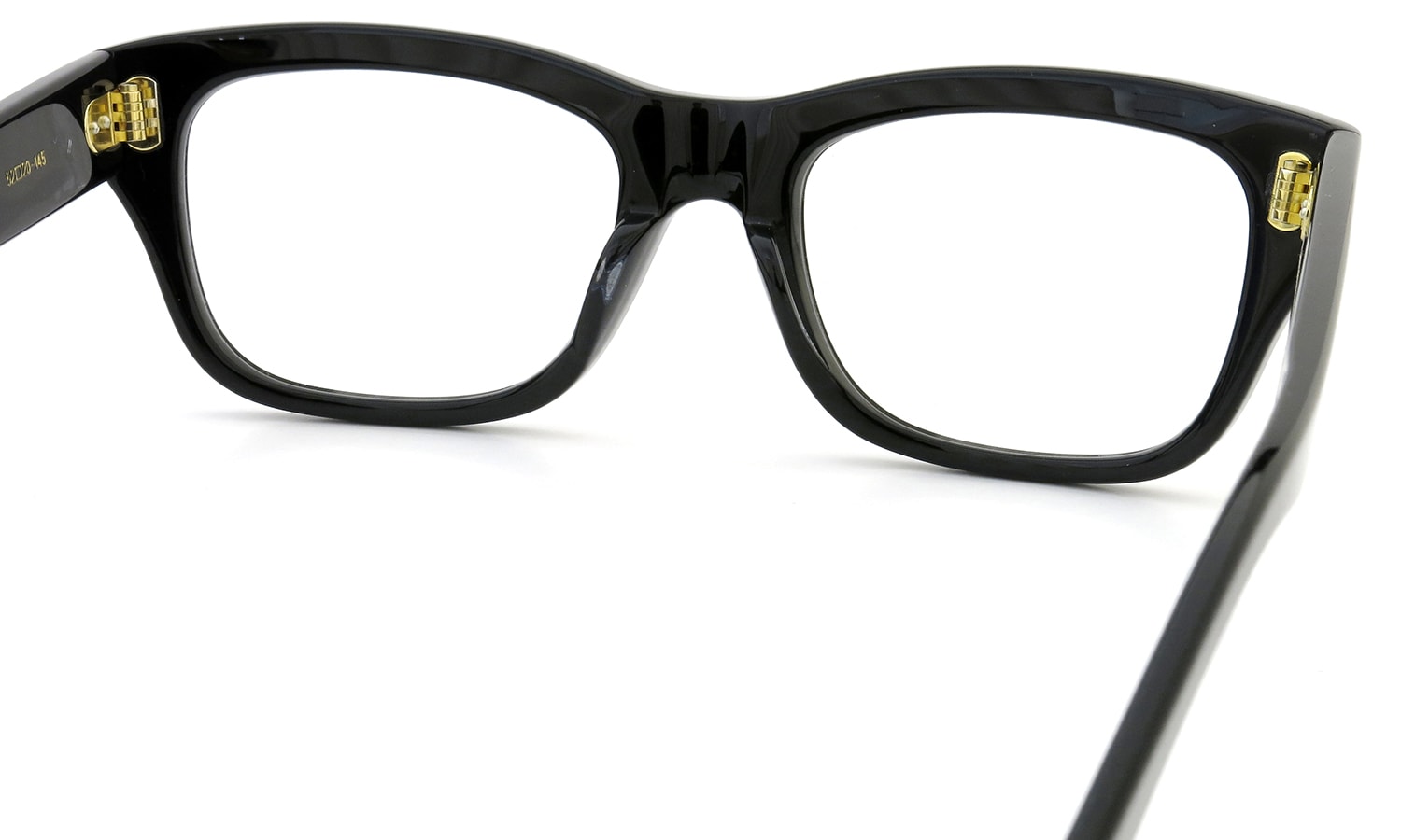 Oliver Goldsmith メガネ CONSUL-s col.Nero フレーム裏側