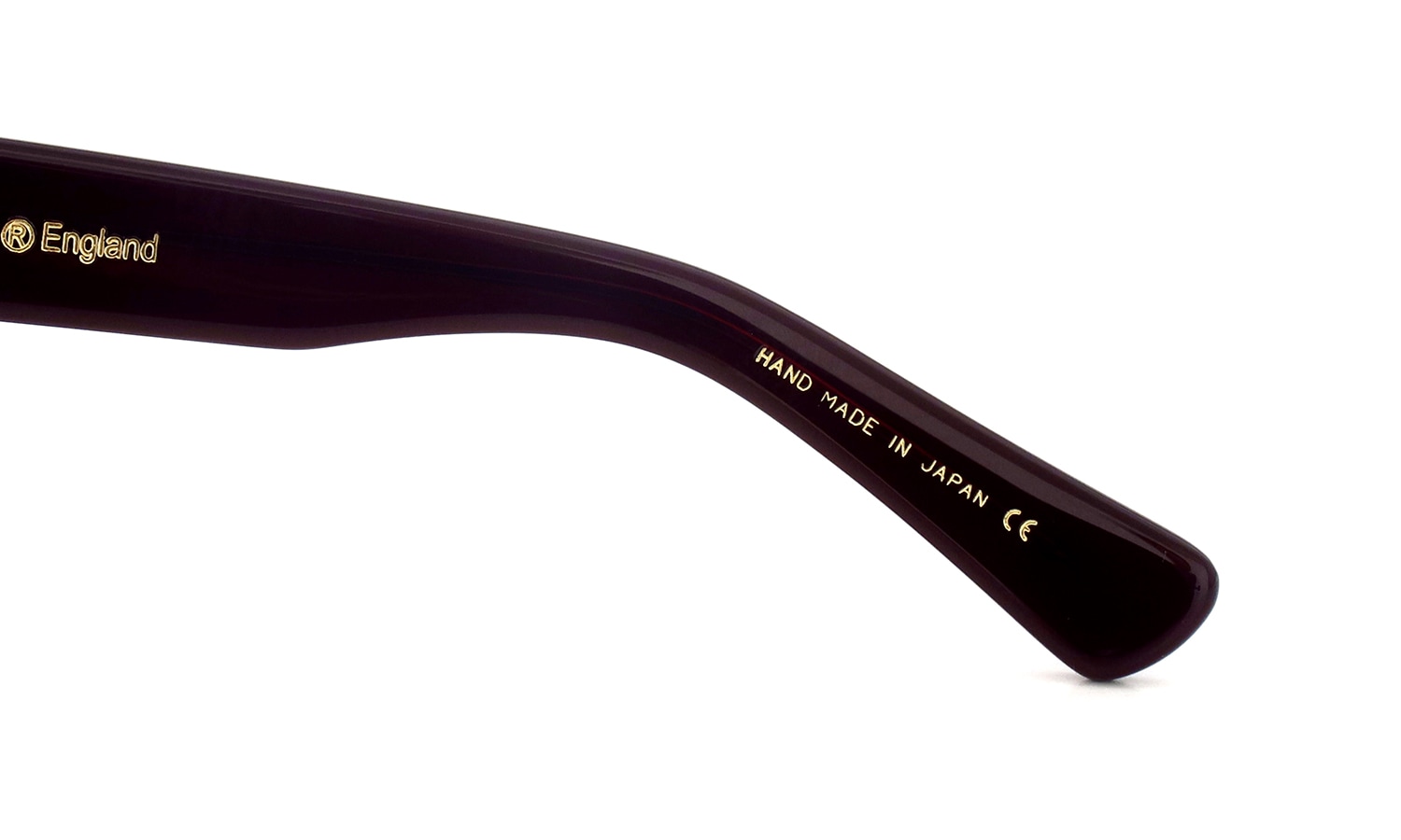 Oliver Goldsmith メガネ CONSUL-s col.Red-Coat 右テンプル先の内側