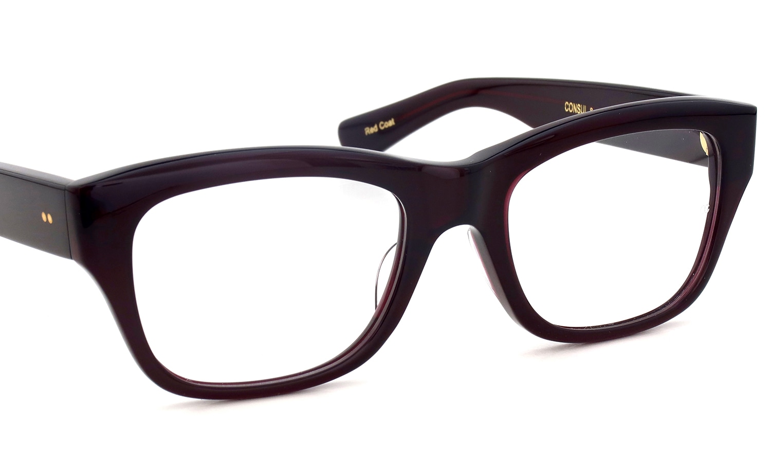 Oliver Goldsmith メガネ CONSUL-s col.Red-Coat フロント