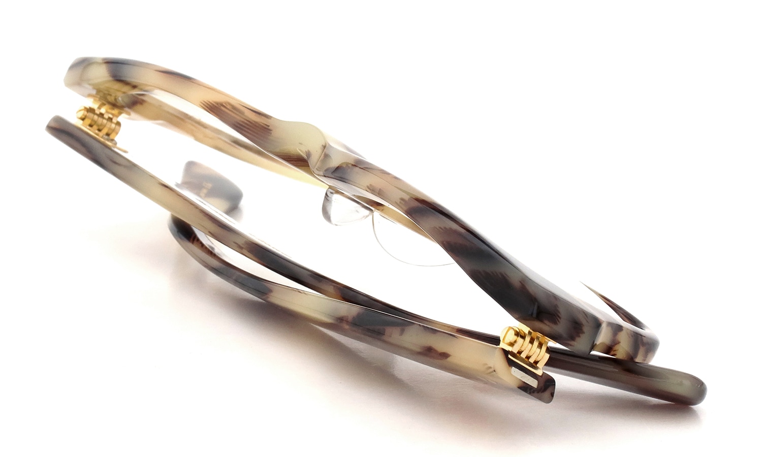 Oliver Goldsmith メガネ CONSUL-s col.Vintage-Horn 折りたたみ2