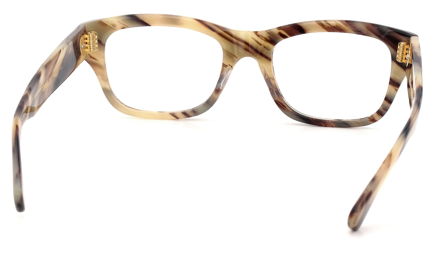 Oliver Goldsmith メガネ CONSUL-s col.Vintage-Horn フレーム裏側