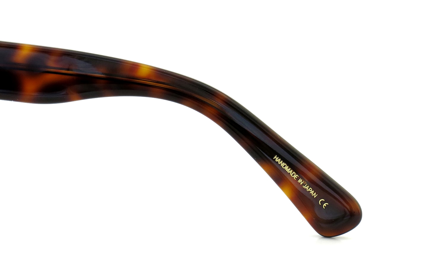 Oliver Goldsmith メガネ通販 VICE CONSUL-g Dark Tortoiseshell 右側テンプル先端の刻印