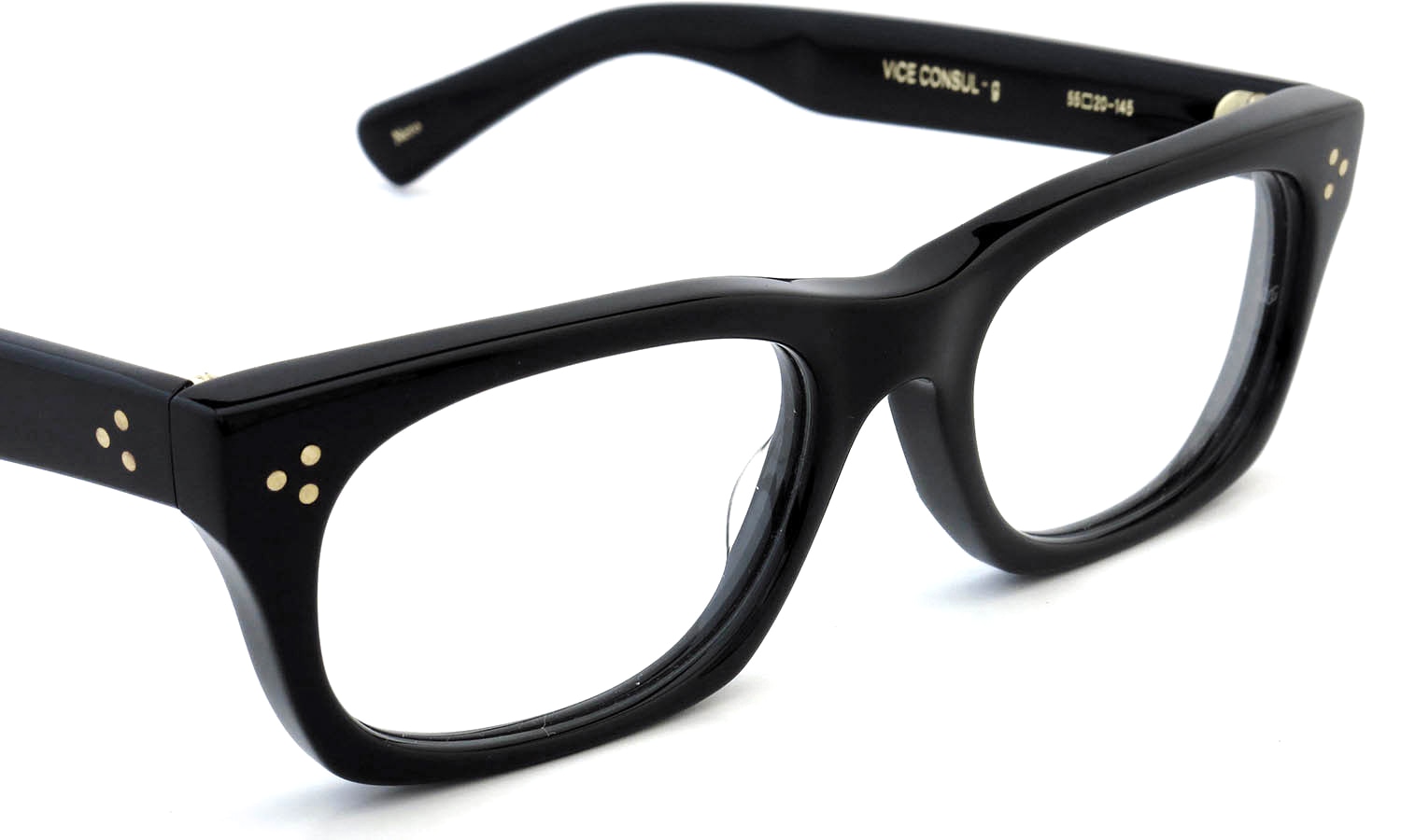Oliver Goldsmith メガネ通販 VICE CONSUL-g Nero フロント
