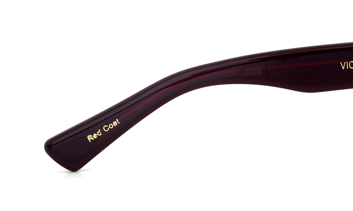 Oliver Goldsmith メガネ VICE CONSUL-s col.Red Coat 左テンプル先の内側