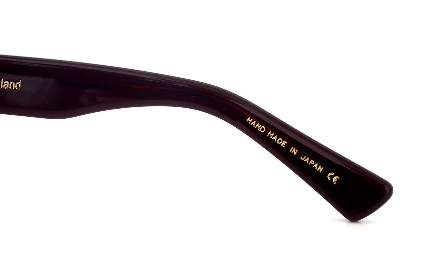 Oliver Goldsmith メガネ VICE CONSUL-s col.Red Coat 右テンプル先の内側
