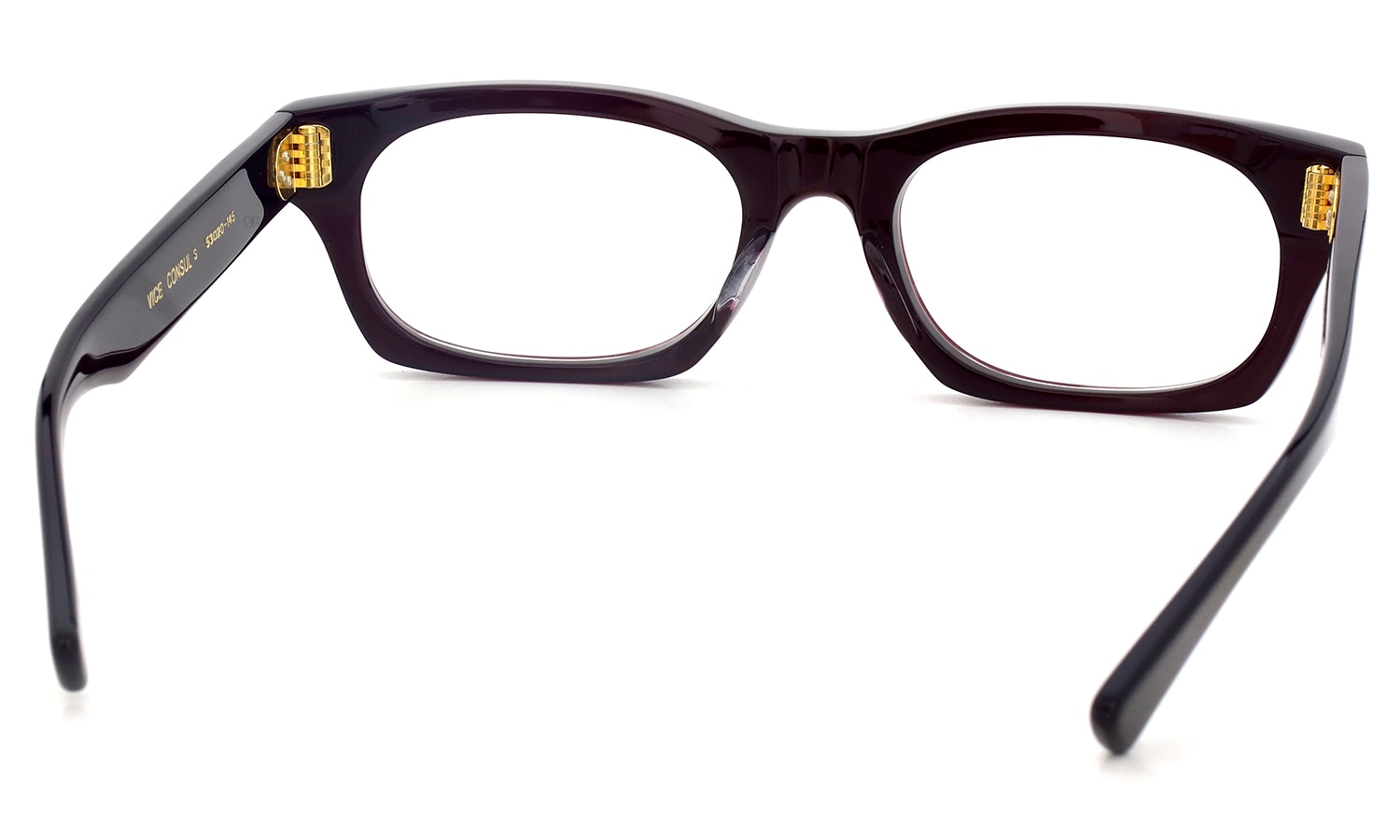 Oliver Goldsmith メガネ VICE CONSUL-s col.Red Coat フレーム裏側