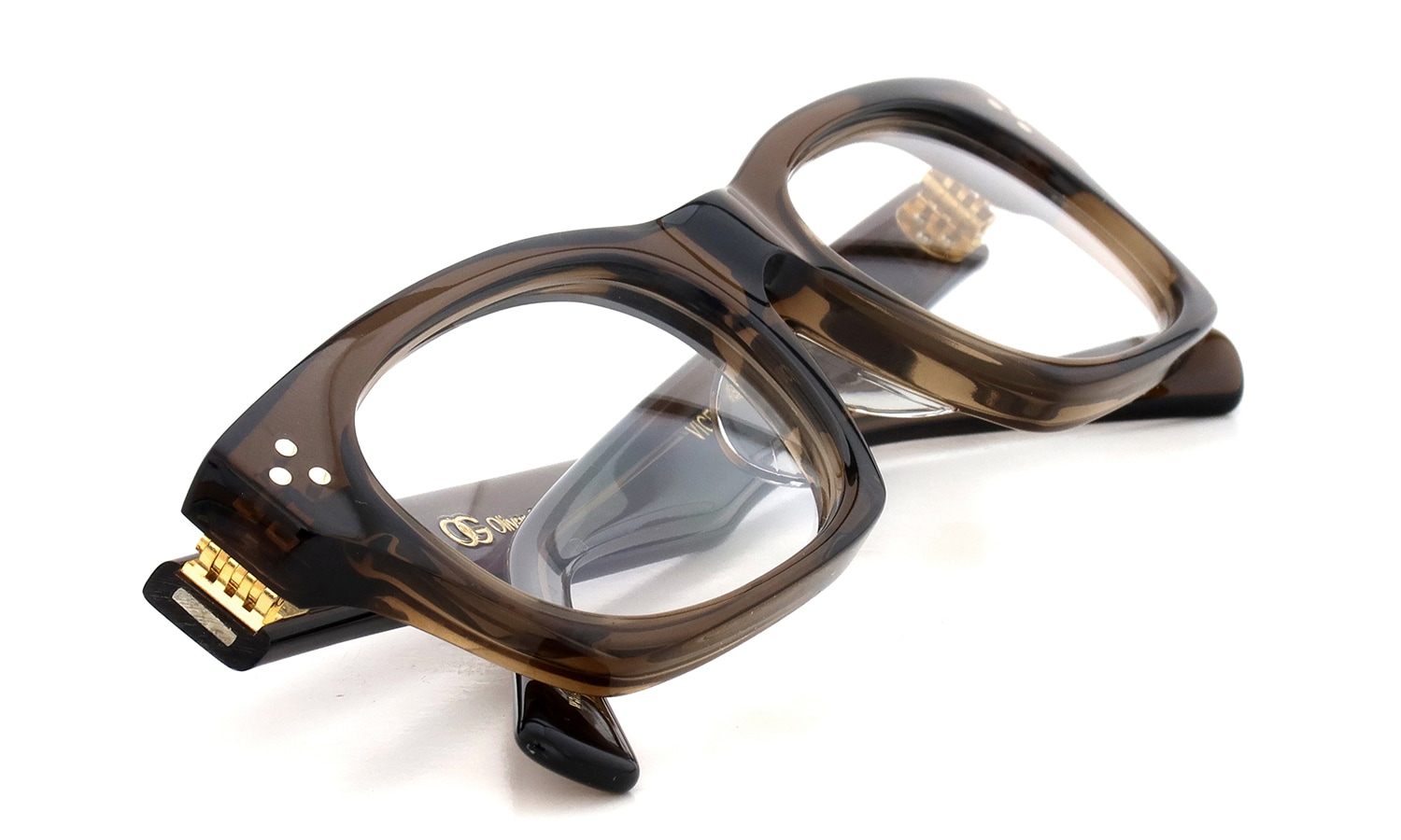 Oliver Goldsmith メガネ VICE CONSUL-s col.Wiskey 折りたたみ1