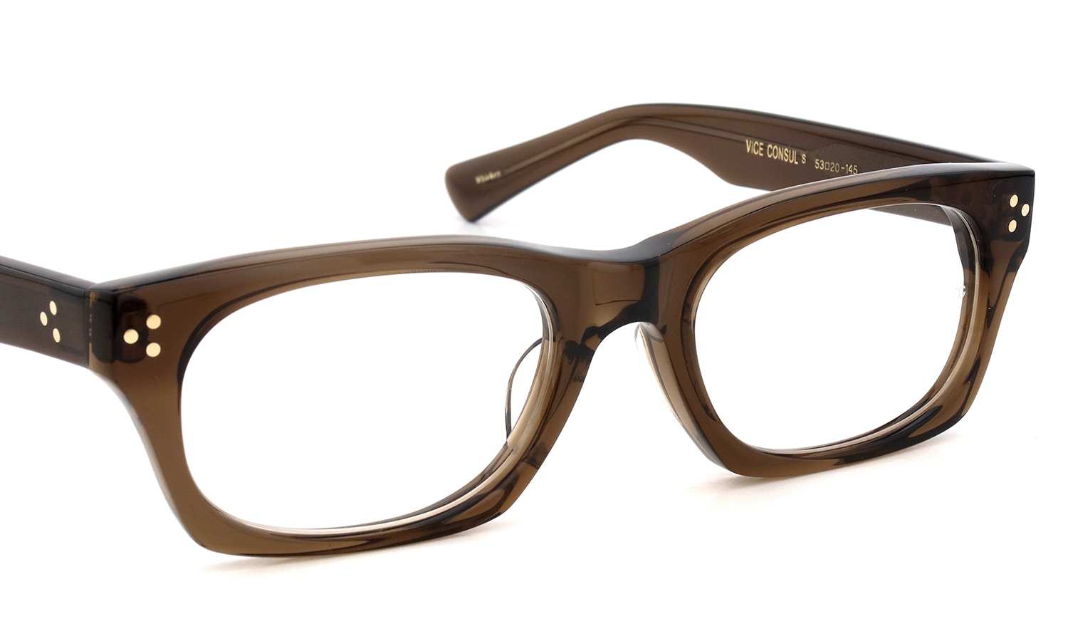 Oliver Goldsmith メガネ VICE CONSUL-s col.Wiskey フロント