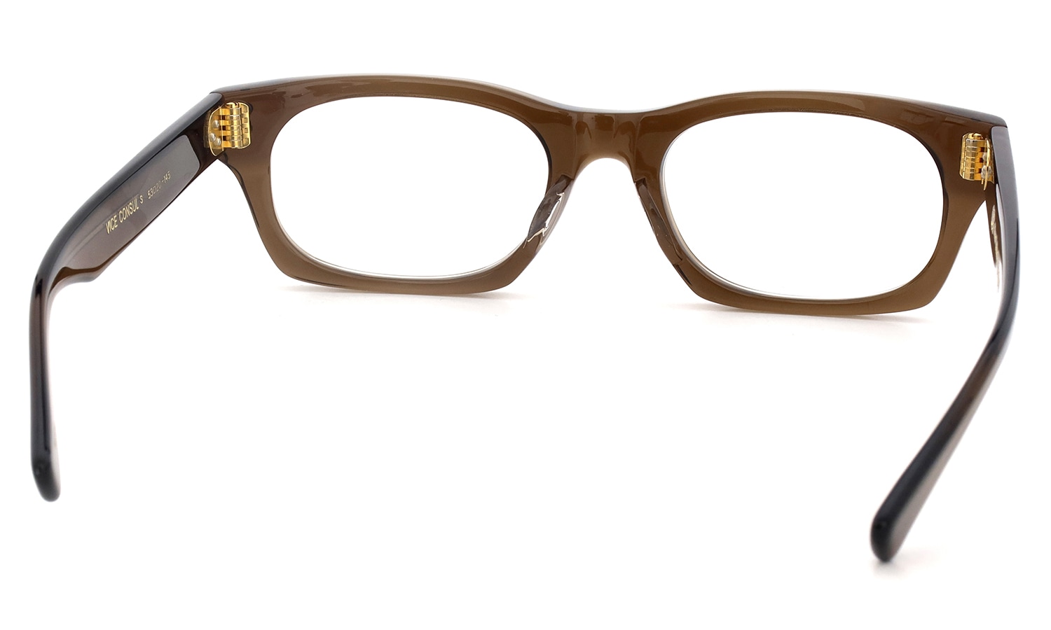 Oliver Goldsmith メガネ VICE CONSUL-s col.Wiskey フレーム裏側