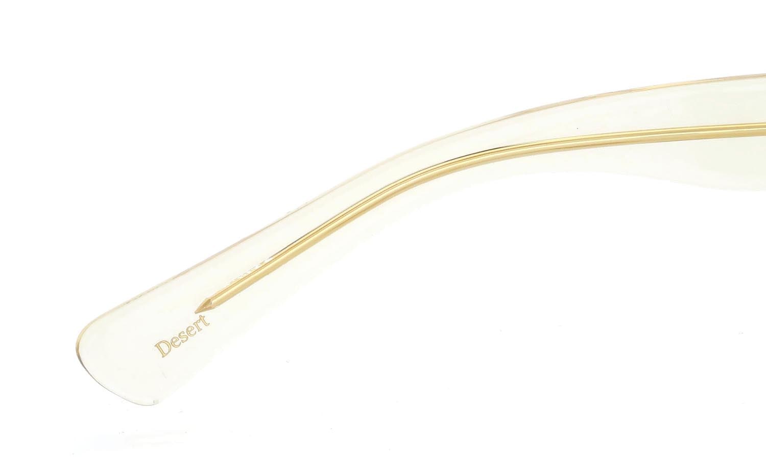 Oliver Goldsmith メガネ VICE CONSUL-ss col.Desert 左テンプル先