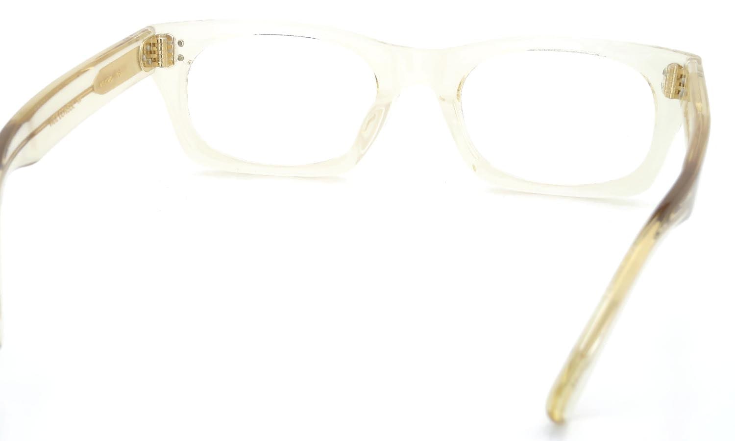 Oliver Goldsmith メガネ VICE CONSUL-ss col.Desert フレームの裏側