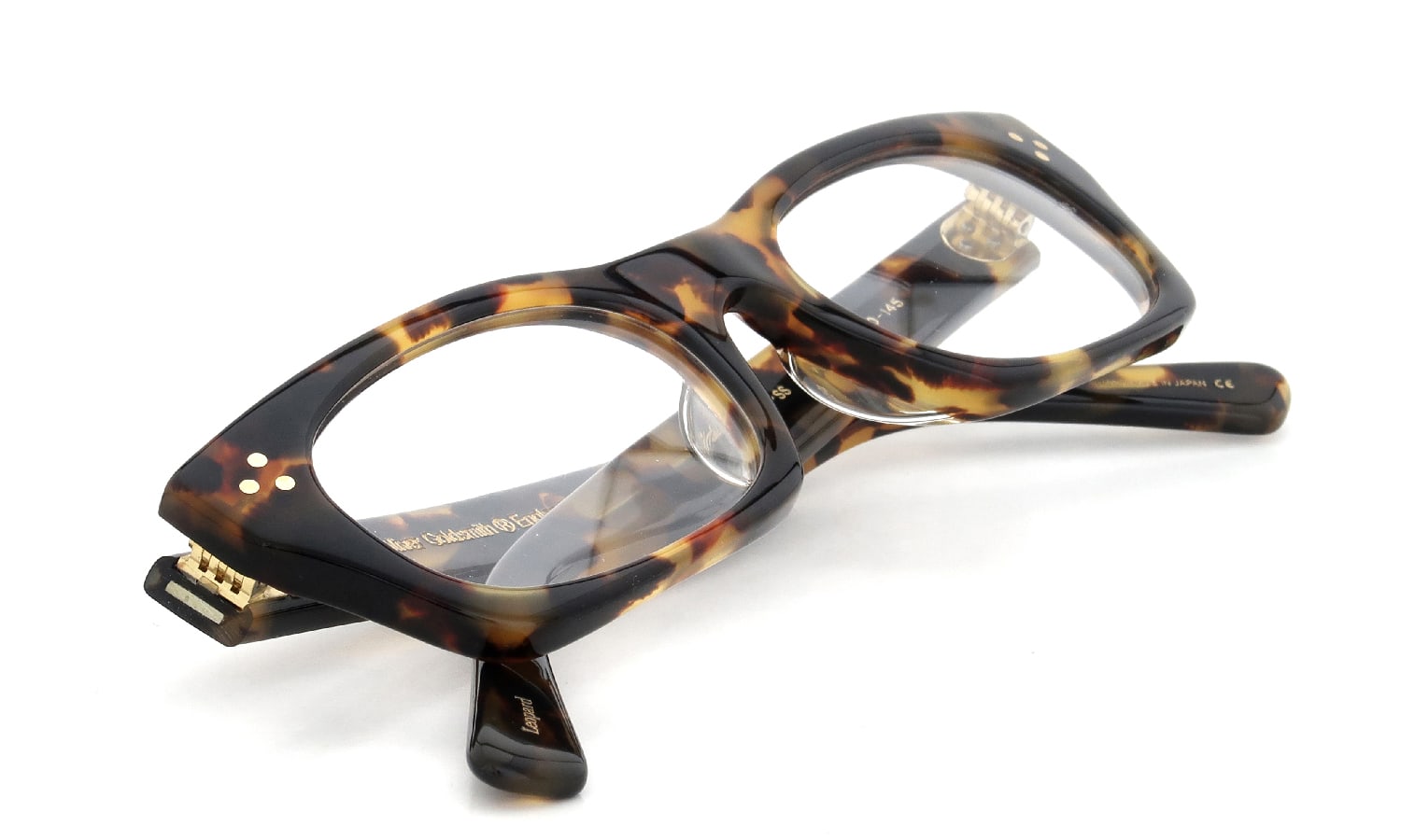 Oliver Goldsmith メガネ VICE CONSUL-ss col.Leopard 折りたたみ1