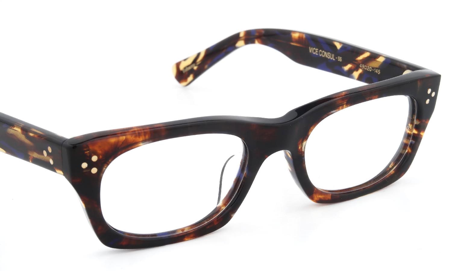 Oliver Goldsmith メガネ通販 VICE CONSUL-ss Tobacco