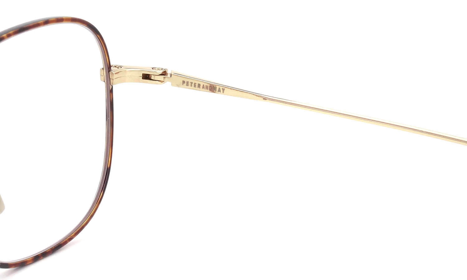 PETER AND MAY ピーターアンドメイ メガネ通販 COVER GIRL col.TORTOISE&GOLD