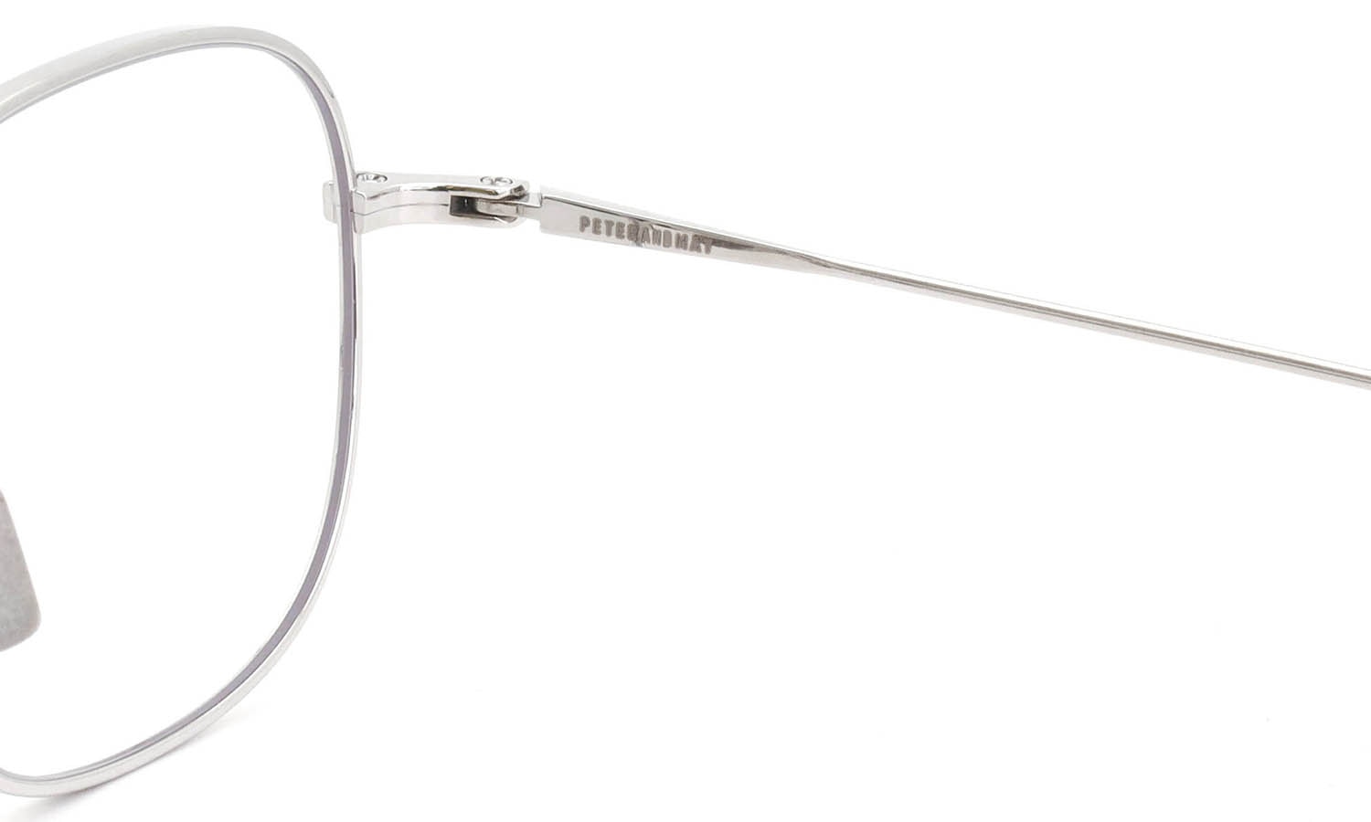 PETER AND MAY ピーターアンドメイ メガネ通販 COVER GIRL col.SILVER