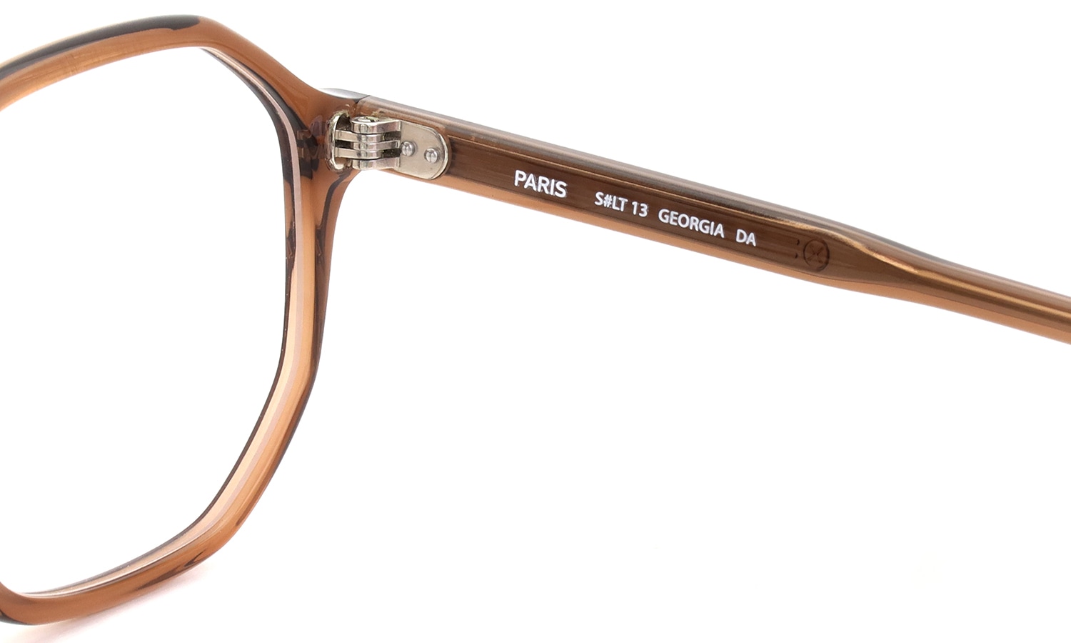 PETER AND MAY ピーターアンドメイ メガネ通販 GEORGIA col.DARK AMBER