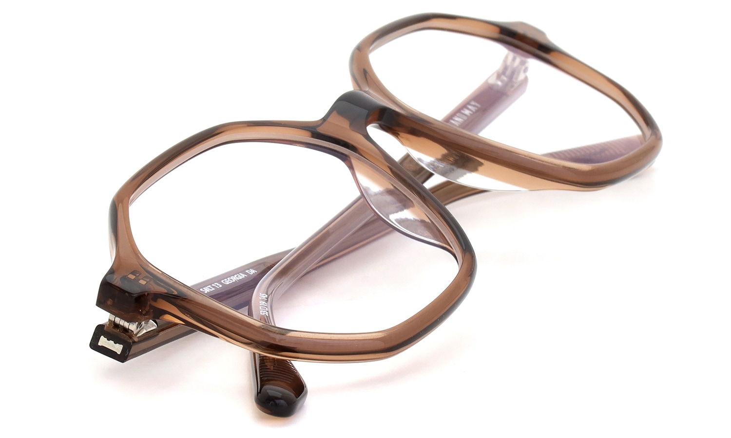 PETER AND MAY ピーターアンドメイ メガネ通販 GEORGIA col.DARK AMBER