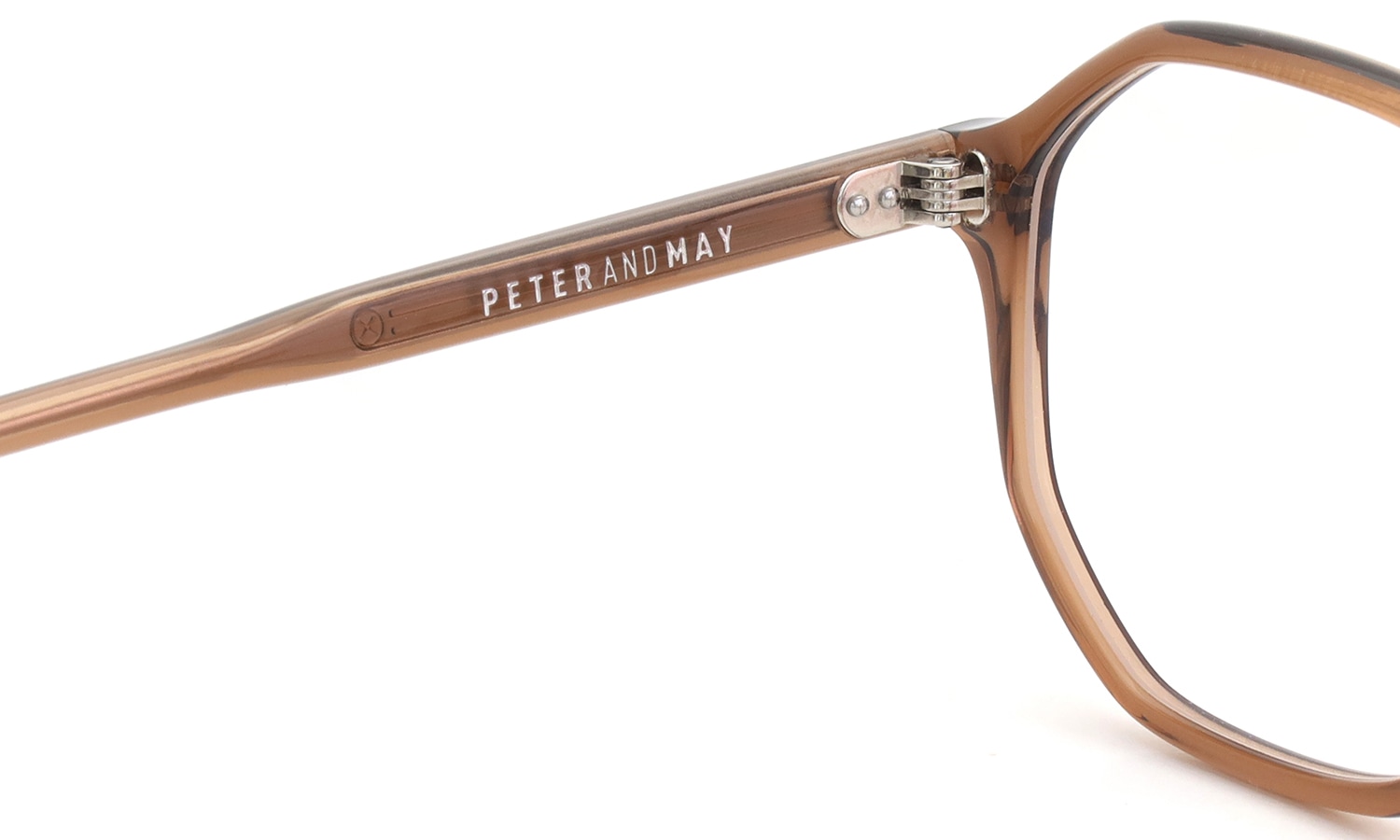 PETER AND MAY ピーターアンドメイ メガネ通販 GEORGIA col.DARK AMBER