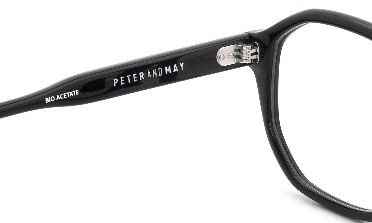 PETER AND MAY ピーターアンドメイ メガネ通販 ISABELLE 金属アームパット col.BLACK