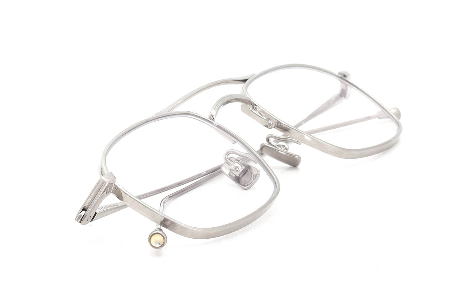 PETER AND MAY ピーターアンドメイ 伊達メガネ通販 MINI MACHINE col.BRUSHED SILVER