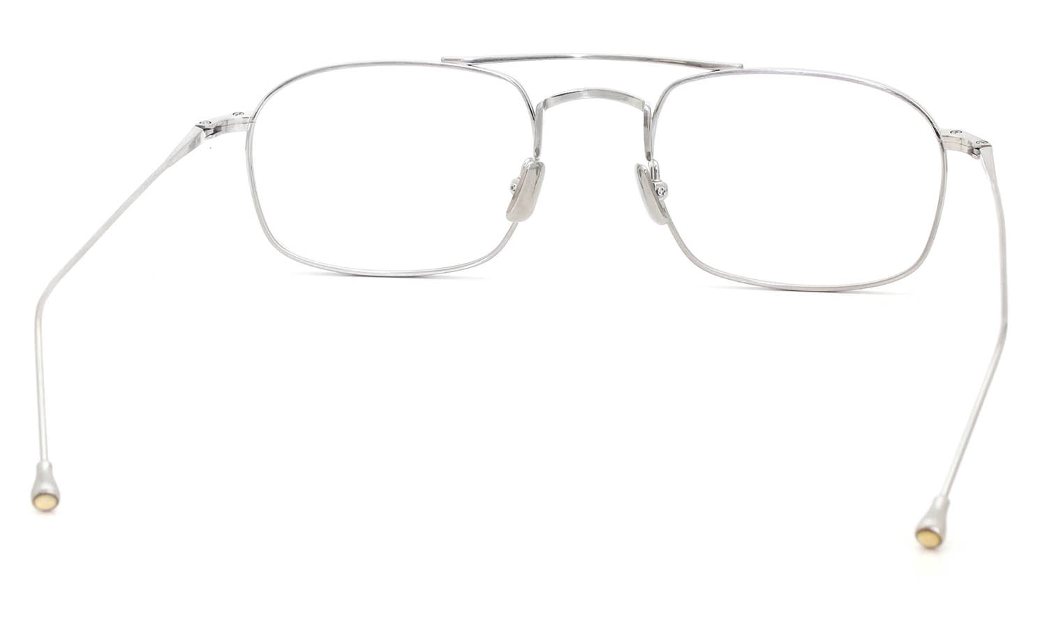 PETER AND MAY ピーターアンドメイ 伊達メガネ通販 MINI MACHINE col.BRUSHED SILVER