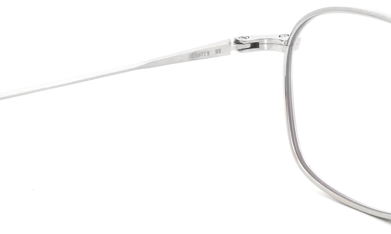 PETER AND MAY ピーターアンドメイ 伊達メガネ通販 MINI MACHINE col.BRUSHED SILVER