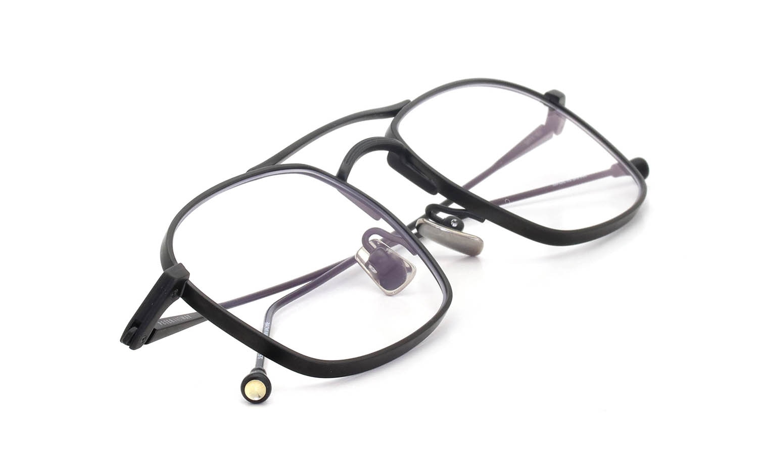 PETER AND MAY ピーターアンドメイ 伊達メガネ通販 MINI MACHINE col.MAT BLACK