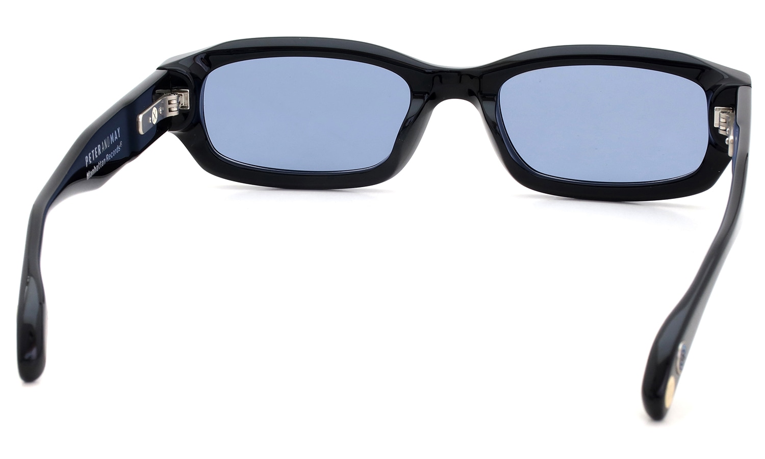 PETER AND MAY × Manhattan Records コラボレーションサングラス S#134 BLACK BLUE