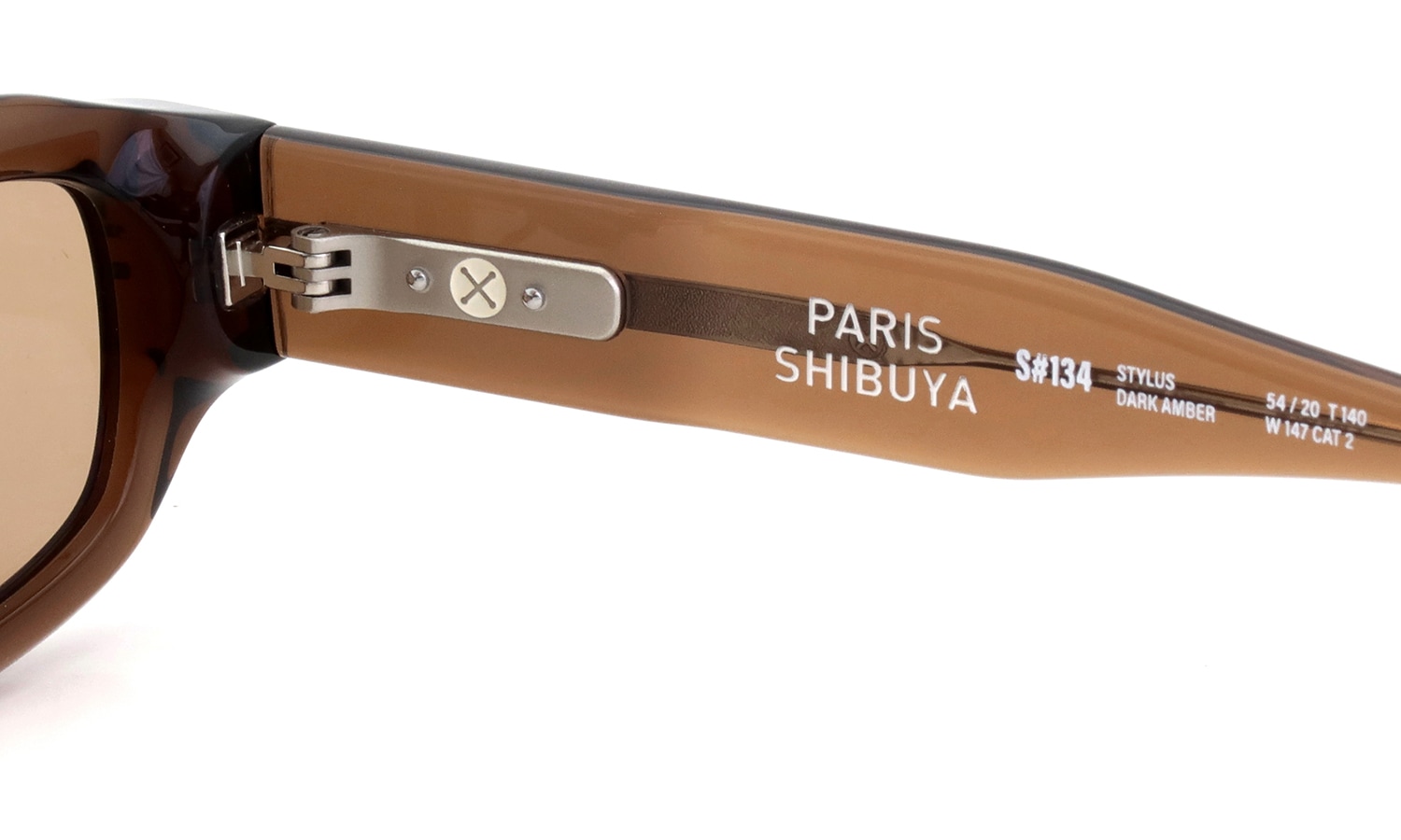 PETER AND MAY × Manhattan Records コラボレーションサングラス S#134 DARK AMBER LATTE